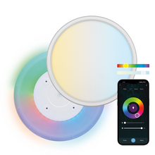 Ksix Smartled Plafon Inteligente Duo - CCT-RGB - Control por APP - 24W - 42cm