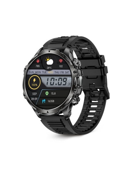 Ksix Venture Smartwatch - Pantalla AMOLED 1,85â TFT - Autonomia Hasta 10 Dias - Modos Deporte y Salud, Llamadas, Asistentes de