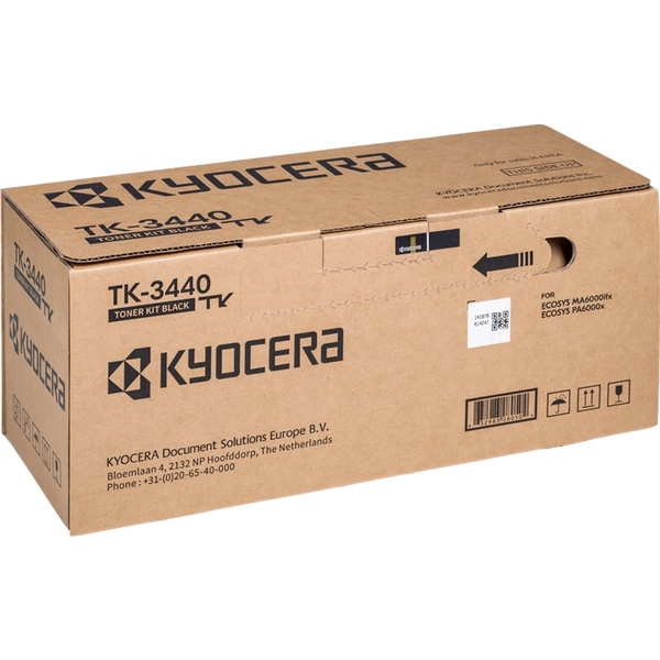 Kyocera TK3440 Negro Cartucho de Toner Original - 1T0C0T0NL0