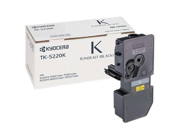 Kyocera TK5220 Negro Cartucho de Toner Original - Reemplaza 1T02R90NL1/TK5220K