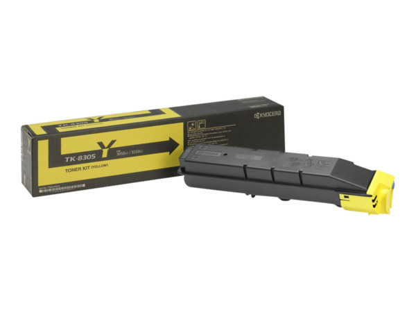 Kyocera TK8305 Amarillo Cartucho de Toner Original - 1T02LKANL0/TK8305Y