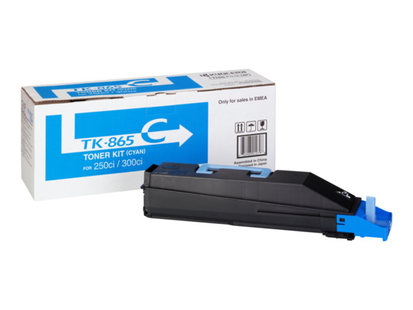 Kyocera TK865 Cyan Cartucho de Toner Original - 1T02JZCEU0/TK865C