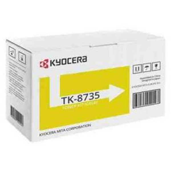 Kyocera TK8735 Amarillo Cartucho de Toner Original - 1T02XNANL0/TK8735Y