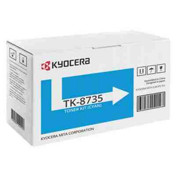 Kyocera TK8735 Cyan Cartucho de Toner Original - 1T02XNCNL0/TK8735C