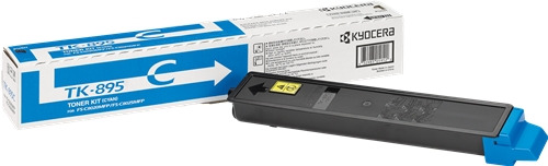 Kyocera TK895 Cyan Cartucho de Toner Original - 1T02K0CNL0/TK895C