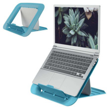 Leitz Ergo Cosy Soporte Ajustable para Portatil - DiseÃ±o Ergonomico - Altura Ajustable - Color Azul