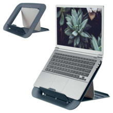 Leitz Ergo Cosy Soporte Ajustable para Portatil - DiseÃ±o Ergonomico - Altura Ajustable - Color Gris Terciopelo