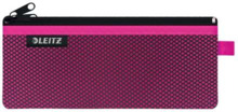 Leitz WOW Bolsa Porta-Todo Mediana 2 Compartimentos - TamaÃ±o 85x6x210mm - Lavable y Duradera - Cierre de Cremallera - Color Fuc