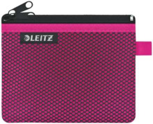 Leitz WOW Bolsa Porta-Todo PequeÃ±a 2 Compartimentos - TamaÃ±o 105x6x140mm - Lavable y Duradera - Cierre de Cremallera - Color F