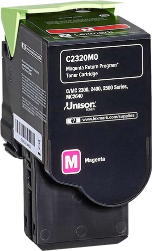 Lexmark C2325/C2425/C2535/MC2325/MC2425/MC2535/MC2640 Magenta Cartucho de Toner Original - C2320M0