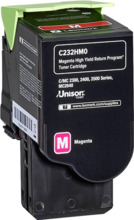 Lexmark C2325/C2425/C2535/MC2325/MC2425/MC2535/MC2640 Magenta Cartucho de Toner Original - C232HM0