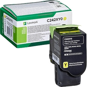 Lexmark C2425/C2535/MC2425/MC2535/MC2640 Amarillo Cartucho de Toner Original - C242XY0