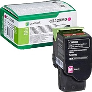 Lexmark C2425/C2535/MC2425/MC2535/MC2640 Magenta Cartucho de Toner Original - C242XM0