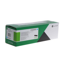 Lexmark C3324/C3326/MC3224/MC3326/MC3426 Cyan Cartucho de Toner Original - C3220C0