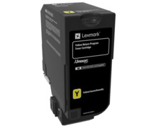 Lexmark CS720/CS725/CX725 Amarillo Cartucho de Toner Original - 74C20Y0