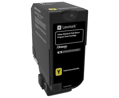 Lexmark CS720/CS725/CX725 Amarillo Cartucho de Toner Original - 74C2SY0