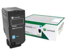 Lexmark CS727/CS728/CX727 Cyan Cartucho de Toner Original - 75B20C0