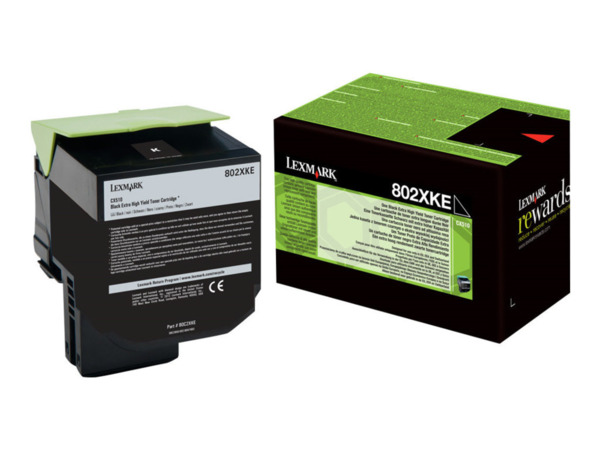 Lexmark CX510 Negro Cartucho de Toner Original - 80C2XK0/80C2XKE/802XK