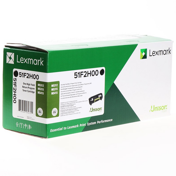 Lexmark MS312/MS415 Negro Cartucho de Toner Original - 51F2H0E/512H (Corporate)