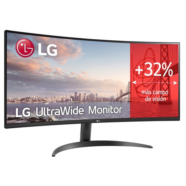 LG Monitor Ultrawide Curvo 34 - Panel VA 3440 x 1440p - 21:9 - 5ms - VESA 100x100