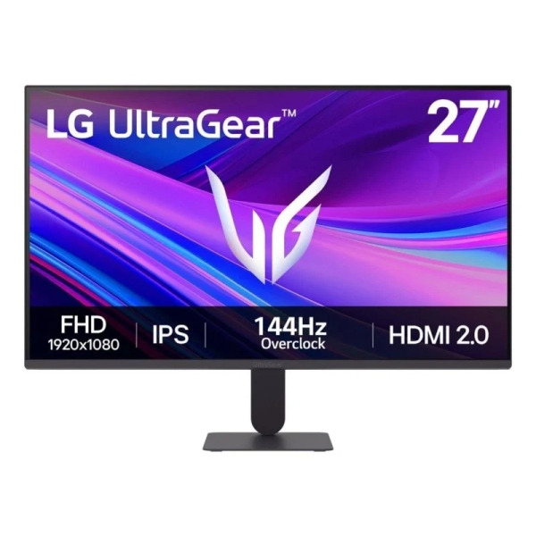 LG Ultragear 27G411A-B Monitor Gaming LED 27" IPS FullHD 144Hz FreeSync HDR10 - Respuesta 5ms - HDMI, DisplayPort - VESA 100x100
