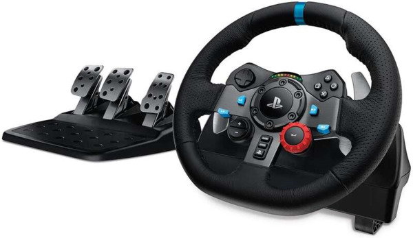 Logitech G29 Driving Force Juego de Volante y Pedales Compatible con PS3, PS4, PS5 y PC - Giro 900Âº - Efecto Force Feedback - F