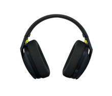 Logitech G435 Auriculares Gaming Inalambricos - Diadema Ajustable - Bluetooth LightSpeed - 2 Microfonos - Color Negro y amarillo