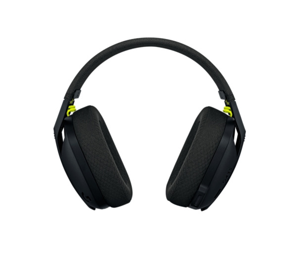Logitech G435 Auriculares Gaming Inalambricos - Diadema Ajustable - Bluetooth LightSpeed - 2 Microfonos - Color Negro y amarillo