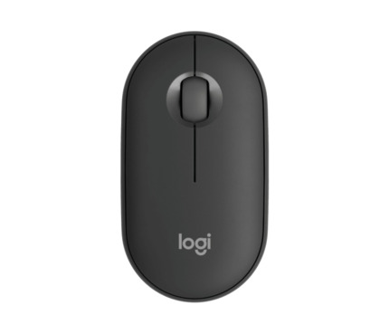 Logitech Pebble Mouse 2 M350s Raton Inalambrico USB 1000dpi - Multidispositivo - Uso Ambidiestro - Color Grafito