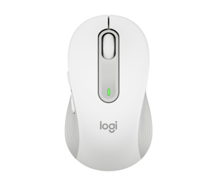 Logitech Signature M650 L Raton Inalambrico USB 2000dpi - 5 Botones - Uso Diestro - Color Blanco crudo