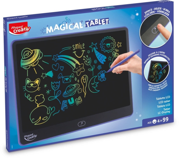 Maped Magical Tablet - Tableta LCD 16" de Gran Formato para Dibujar - Para NiÃ±os a partir de 4 AÃ±os