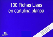 Mariola Pack de 100 Fichas Lisas NÂº3 para Fichero - Medidas 150x100mm - Color Blanco