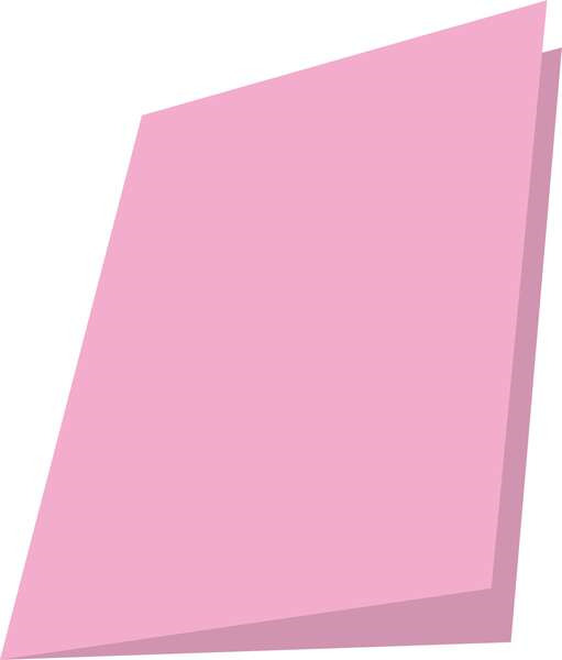 Mariola Pack de 50 Subcarpetas de Cartulina 180gr - Formato A4 - Ranura para Fastener - Color Rosa