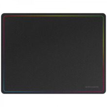Mars Gaming Alfombrilla Gaming Nanotextil - Deslizamiento Suave - Efecto Rainbow - Base Antideslizante - Alta Durabilidad - Colo