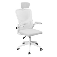 Mars Gaming MGC-ERGOPLUS Silla de Oficina Ergonomica - Reposacabezas, Soporte Lumbar y Reposabrazos Ajustable - Malla Transpirab
