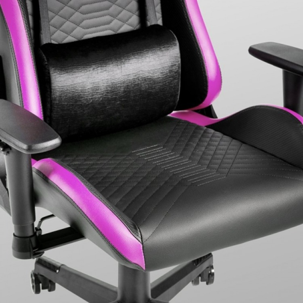 Mars Gaming MGC-PRO Silla Gaming - Cuero PU - Cojines Soft-Touch - Reposabrazos 2D - Respaldo Reclinable 135º - Soporta 150 kg - (3)