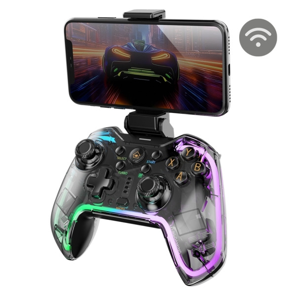 Mars Gaming MGP-BT2 Gamepad Bluetooth Multiplataforma - Vibracion Haptica - Adaptador para Smartphones Universal - Funcion Turbo