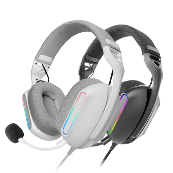 Mars Gaming MH-PRO Auriculares Gaming - Cable de 180cm - Almohadillas Air Transpirables - Controles Integrados - Microfono Integ