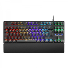 Mars Gaming MKXTKL Teclado Mecanico - Ultracompacto TKL - Switches OUTEMU SQ - Retroiluminacion RGB - ReposamuÃ±ecas Ergonomico