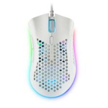 Mars Gaming MMEX Raton Gaming USB 32000dpi - Carcasa de Panel Perforado - 7 Botones Programables - Iluminacion RGB Chroma - Uso