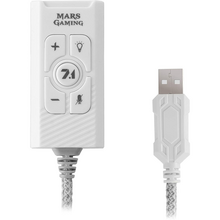 Mars Gaming MSC2W Tarjeta de Sonido Externa 7.1 USB - Jack 3.5mm Audio