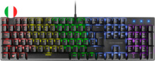 Mars Gaming Teclado Mecanico RGB MK422 - Tecnologia Antipolvo - Efectos de Iluminacion Rainbow - Teclas Ultra-resistentes - Func