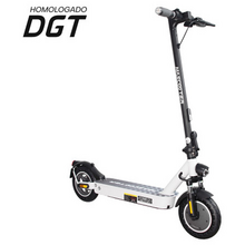 Mascooter S2 Patinete Electrico Motor 400W - Homologado DGT - Autonomia hasta 30km - Carga Maxima 100kg - Ruedas 10" - Color Bla