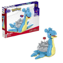 Mattel Mega Construx Wonder Builders Pokemon Lapras - Figura de Construccion - TamaÃ±o 20cm aprox. - 527 Piezas
