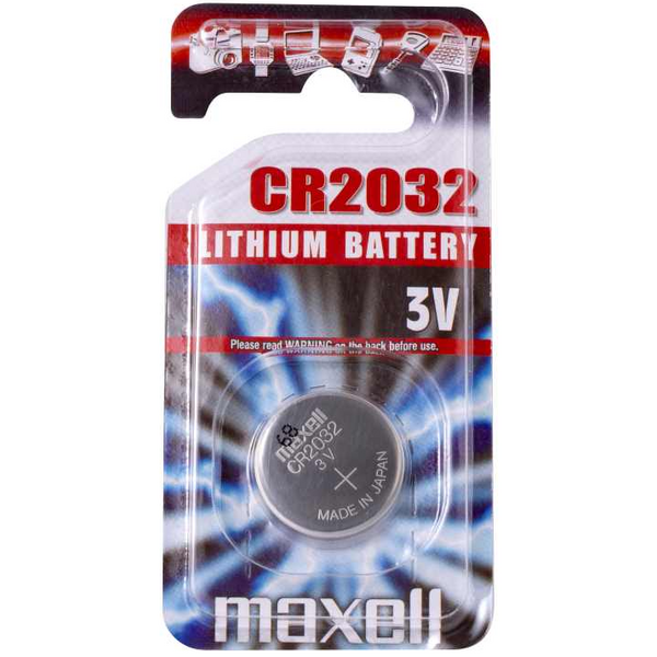 Maxell Pack de 1 Pila Litio de Boton CR2032 3V