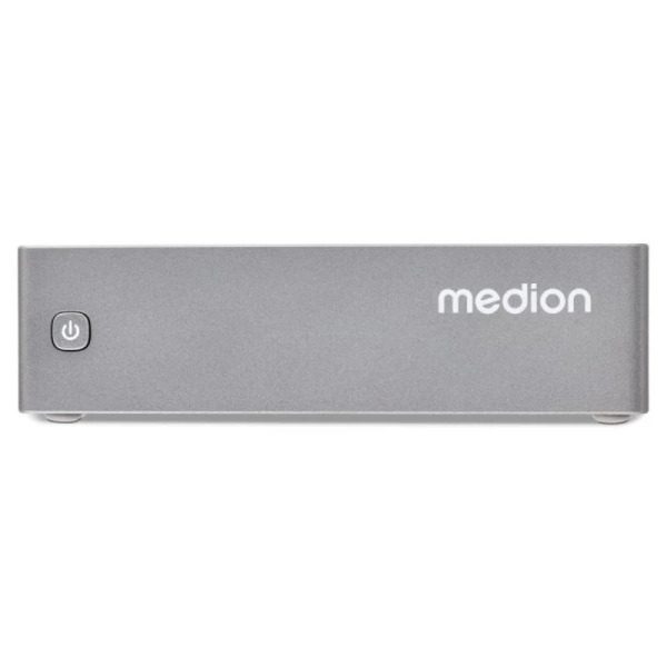Medion S06e MD35340 Mini Ordenador Intel N100 - HDMI, DisplayPort, USB3.2, USB-C, RJ-45, WIFI6, Bluetooth - Color Gris