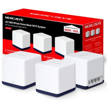 Mercusys H50G Sistema Wi-Fi Mesh AC1900 - 3 Unidades Halo - Cobertura hasta 550 m² - Roaming sin Interrupciones