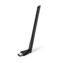 Mercusys MU6H Adaptador USB WiFi Doble Banda AC650 - Hasta 200Mbps 2.4GHz, Hasta 433Mbps 5GHz - USB 2.0 - Alta Ganancia - Antena
