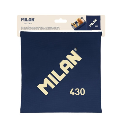 Milan Coleccion 430 Bolsa Isotermica Porta Alimentos 0.3L - Forro Interior Isotermico - Color Azul