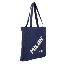 Milan Coleccion 430 Bolso Shopper 7.5L - TamaÃ±o 38x36x6,5cm - Asa Larga 27cm - Tejido 'ripstop' - Color Azul Marino
